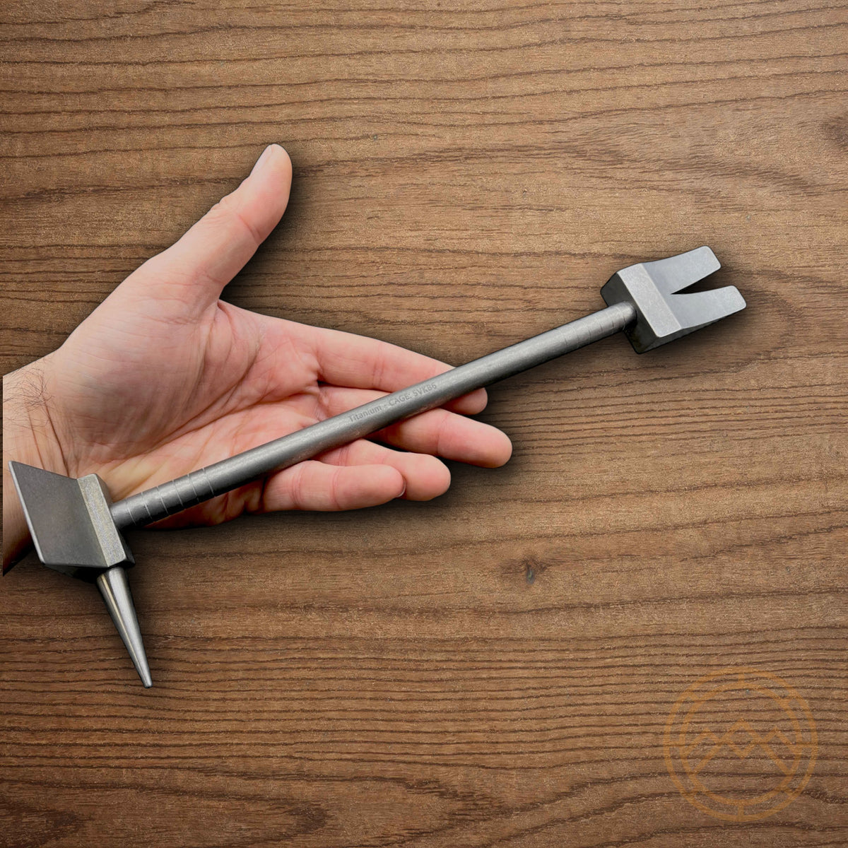 Titanium Door and Window Latch Tool - Heavy Duty Nail Puller & Pry Bar