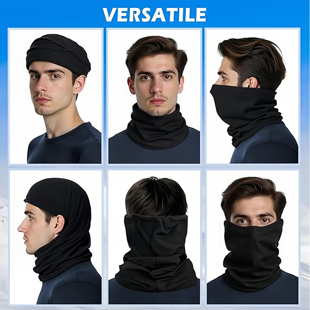 Winter Fleece Face Mask & Neck Gaiter Pack - Windproof & Soft