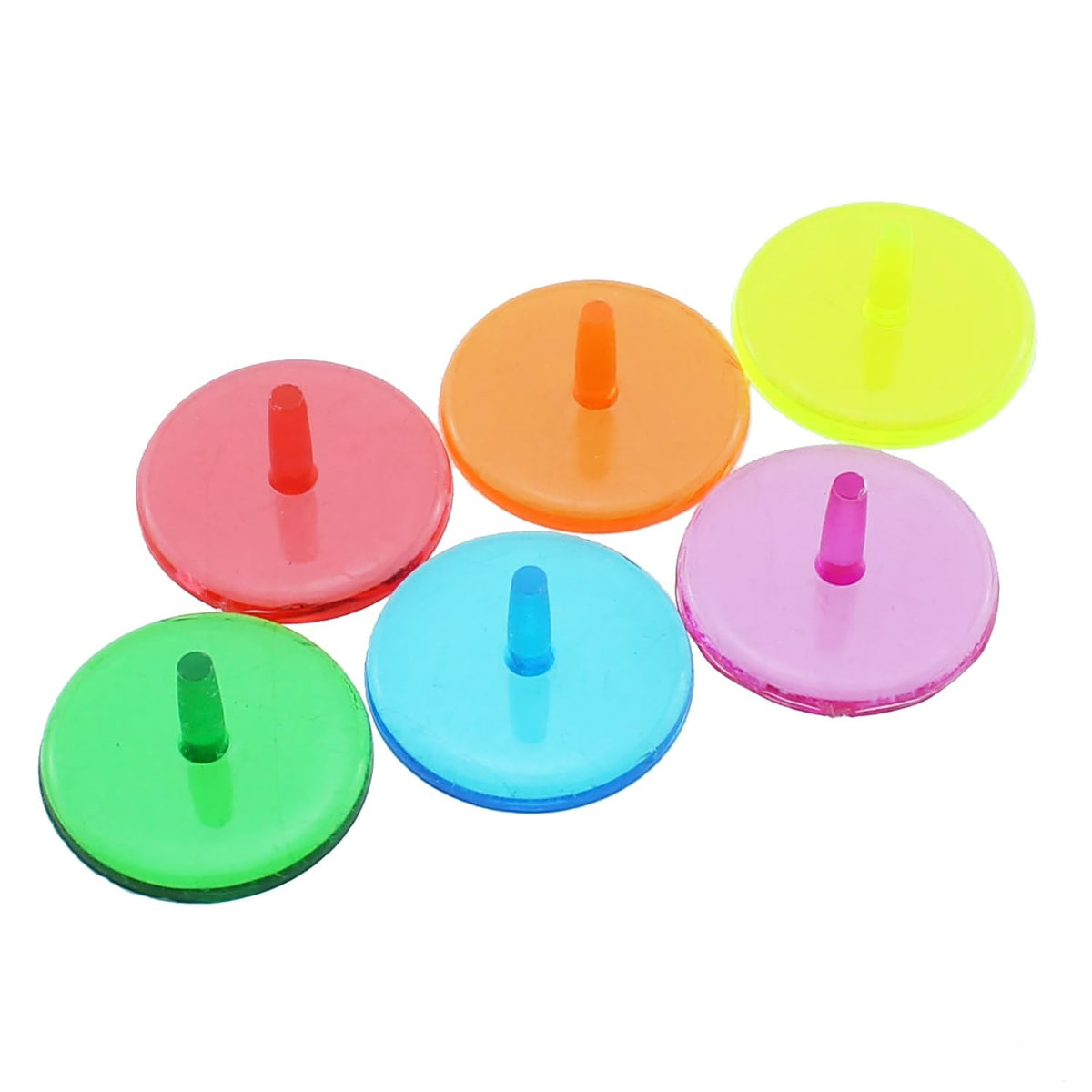 100 Pcs Golf Ball Markers 0.94 Inch Plastic Round Position Markers