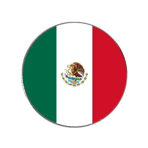 Mexico Flag Golf Ball Marker Waterproof Metal Golf Accessory