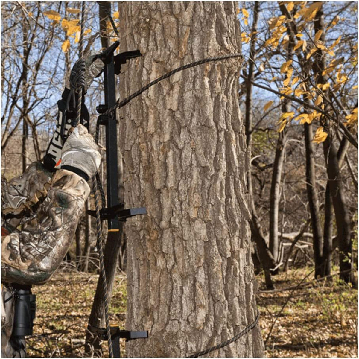 Climbing Tree Stand Sticks with Rope Cam Attachment - 4 Pack Hunting Gear