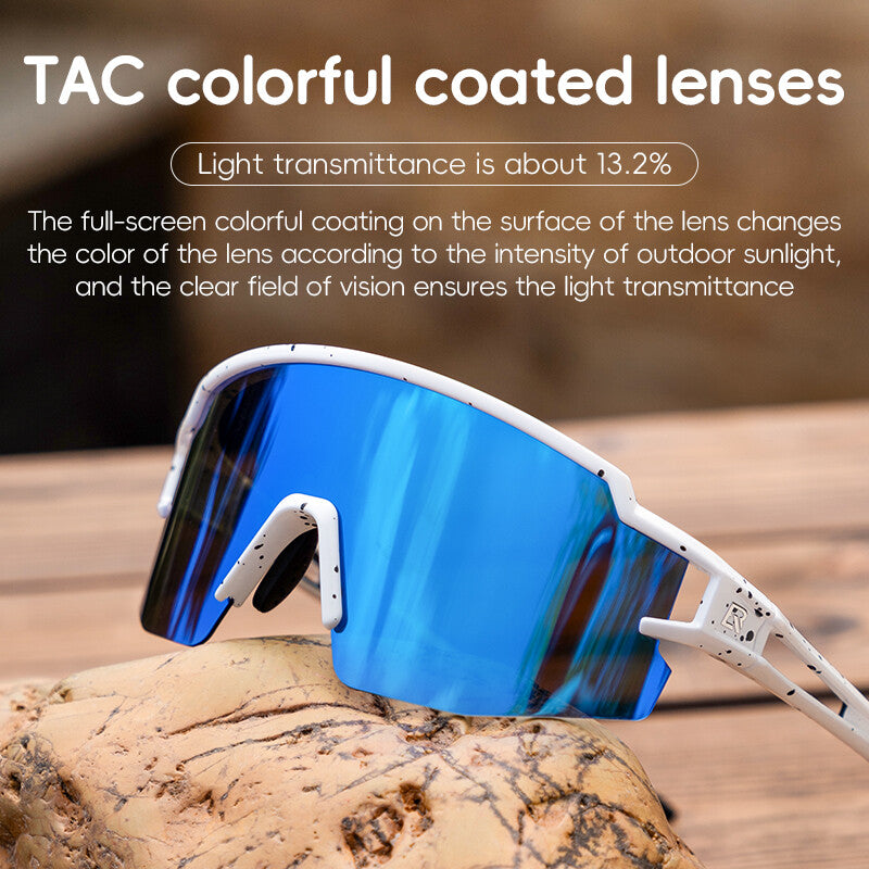 Kids Polarized Sport Sunglasses UV400 Goggles with Full Screen Color Coating