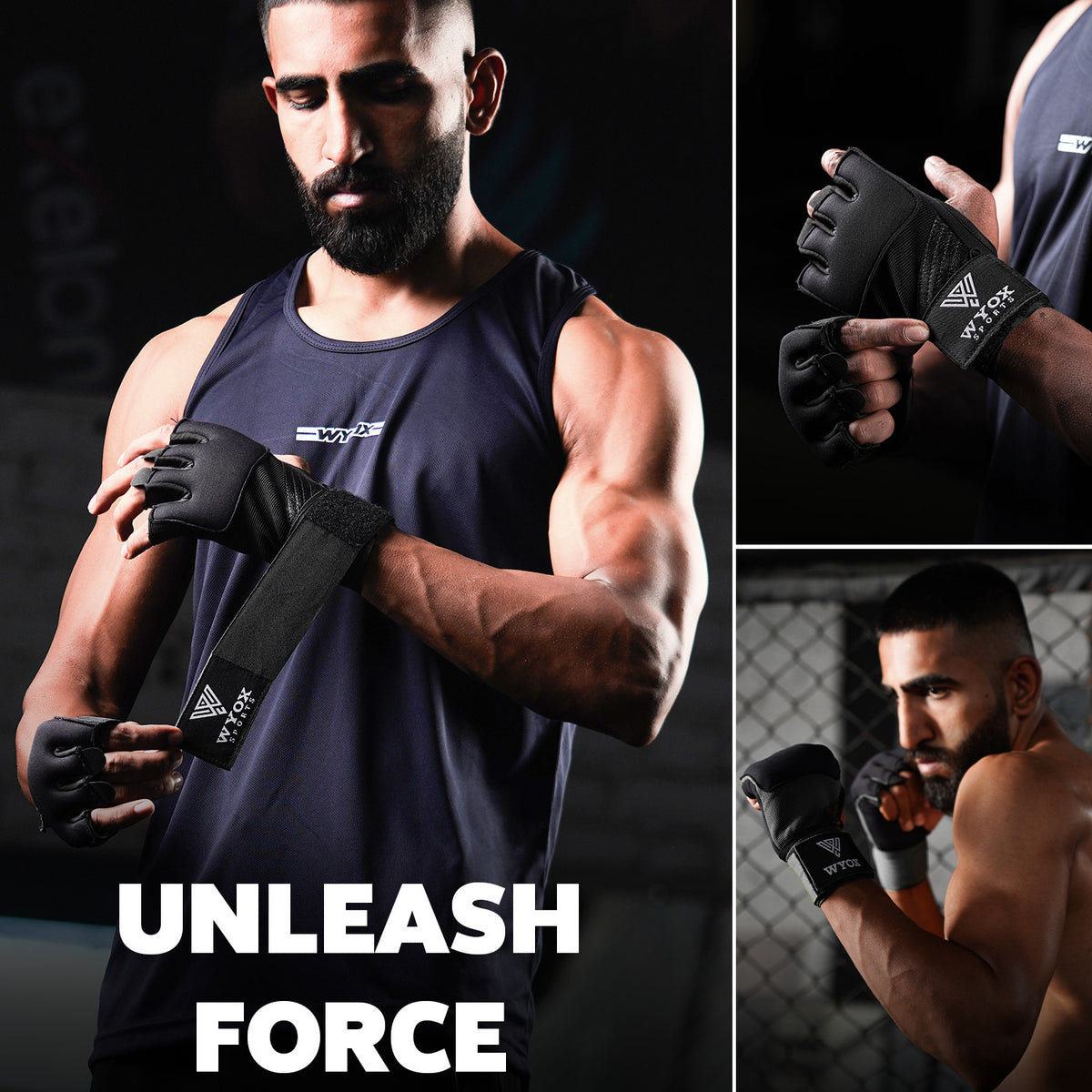 Boxing Gloves Set with Hand Wraps for Kickboxing MMA Training - Multiple Sizes & Weights