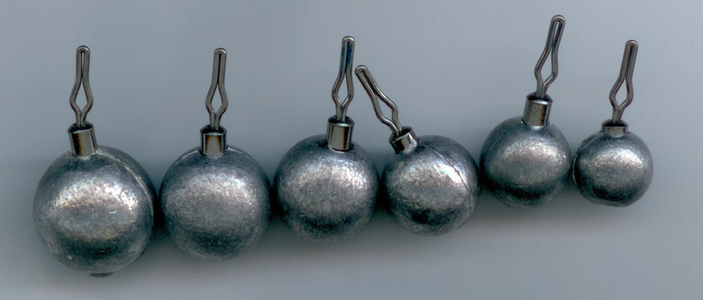 50 Pack 1/4 oz Lead Drop Shot Weights for Fishing - Ball Style