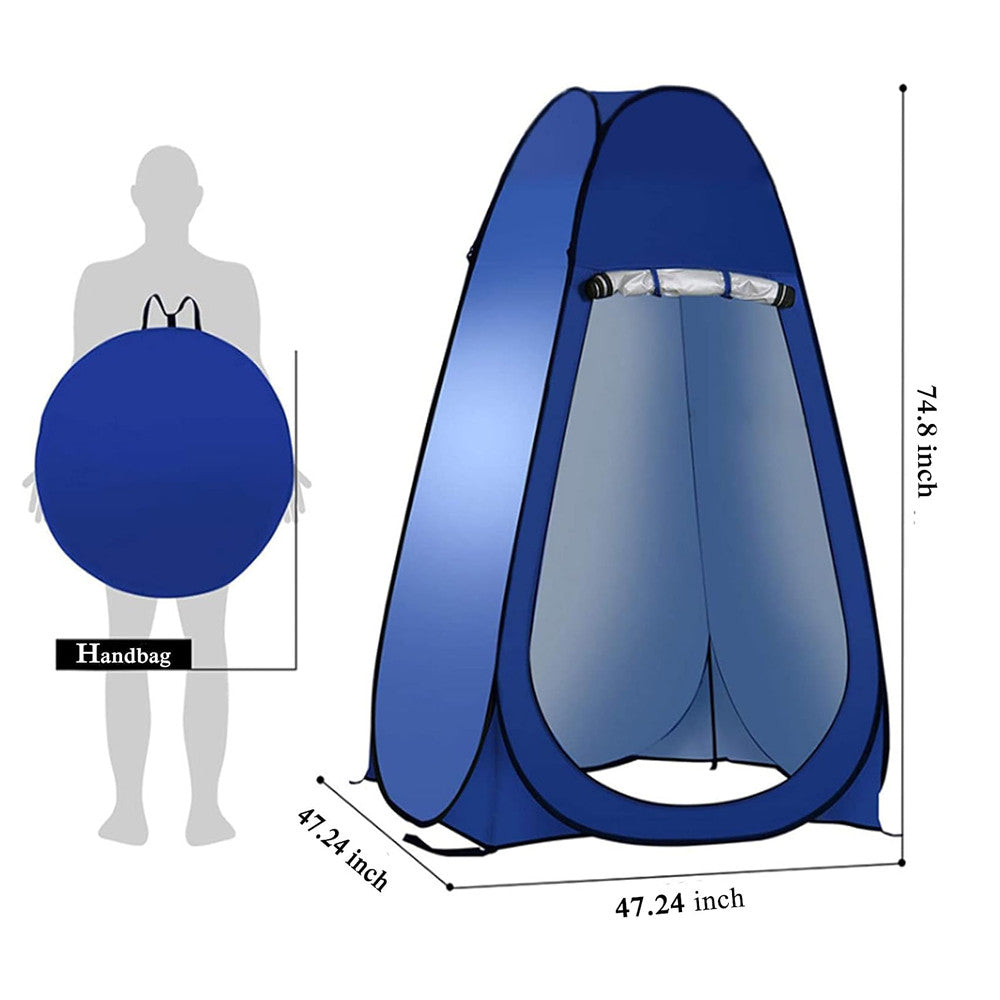 Portable Privacy Shower Tent with Bag for Camping and Outdoor Use