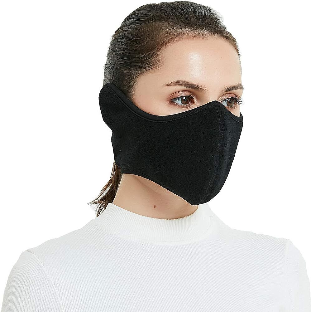 Winter Ear Warmer Face Mask - Fleece Windproof & Breathable for Outdoor Sports