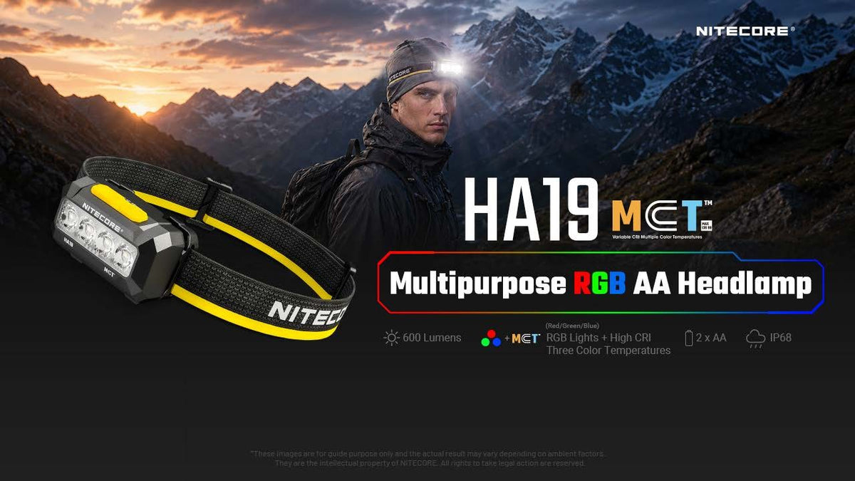 600 Lumen RGB Headlamp with Multiple Color Temperatures - Lightweight, Versatile Head Torch