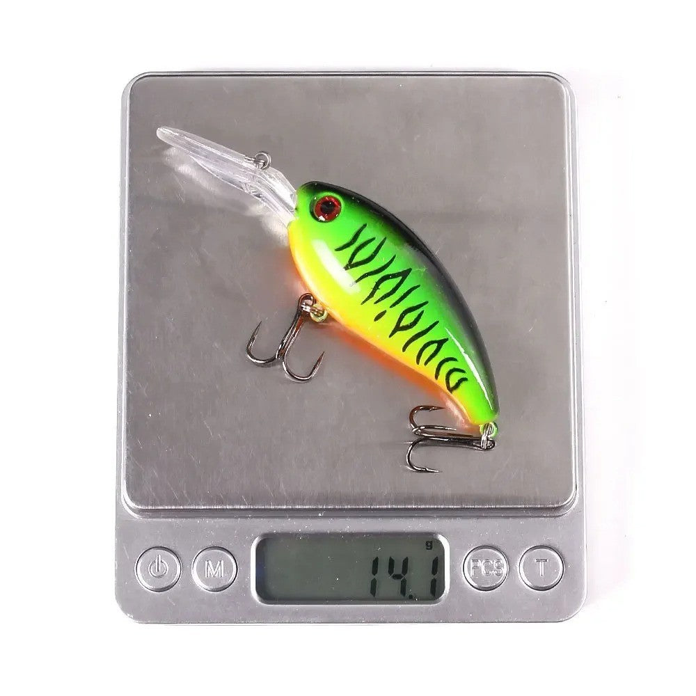 15Pcs Fishing Lure Set Crankbaits Hooks Minnow Baits for Bass & Freshwater