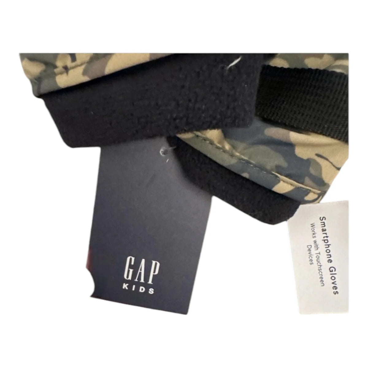 Kids Camo Snow Gloves Waterproof Winter Gloves with Touchscreen Compatibility