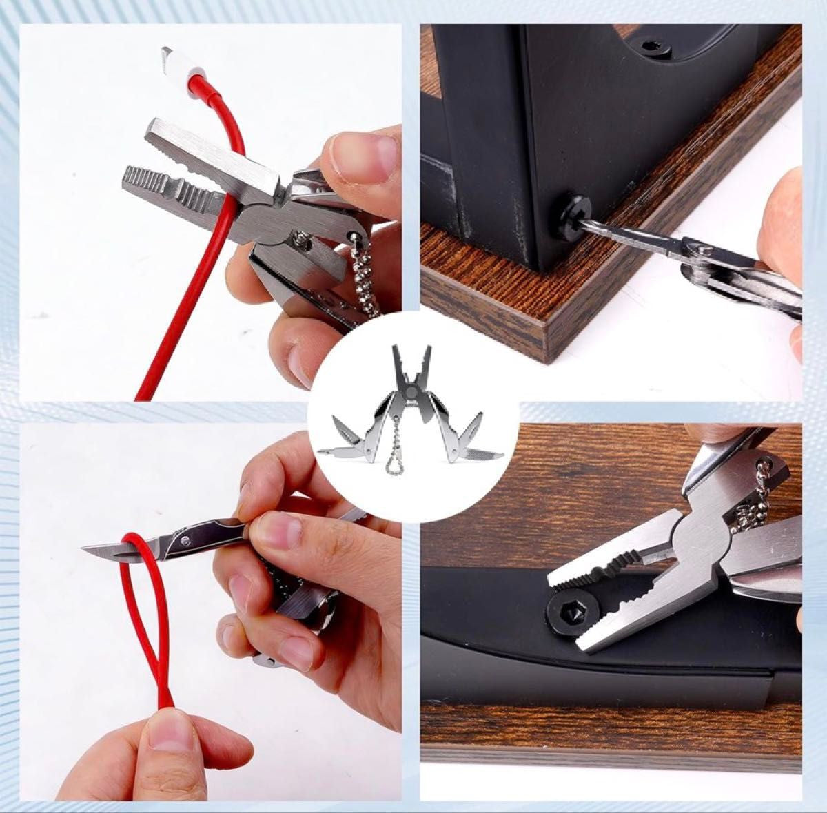 Mini Folding Multi Tool Pliers for Camping Fishing and Outdoor Use