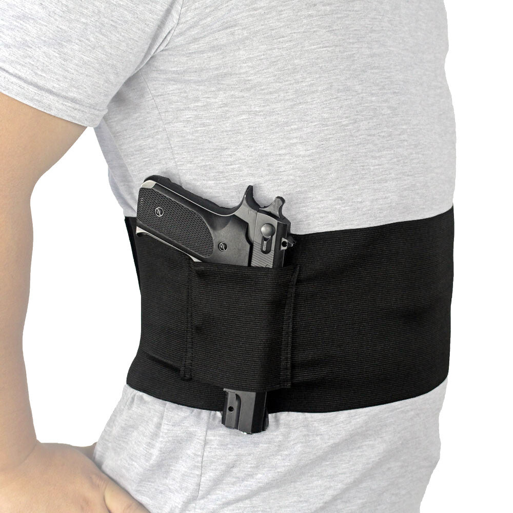 Concealed Carry Belly Holster for Pistols & Magazines - Fits 38-48" Waist
