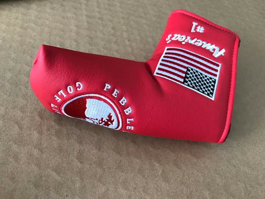 Golf Blade Putter Headcover - Durable Embroidered Club Protector