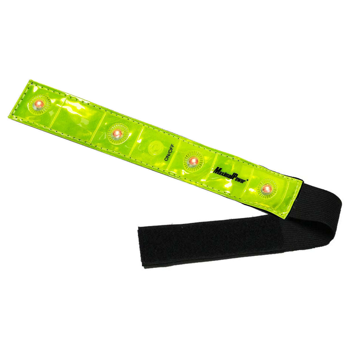 Reflective LED Armbands for Running & Cycling Safety - Pack of 2
