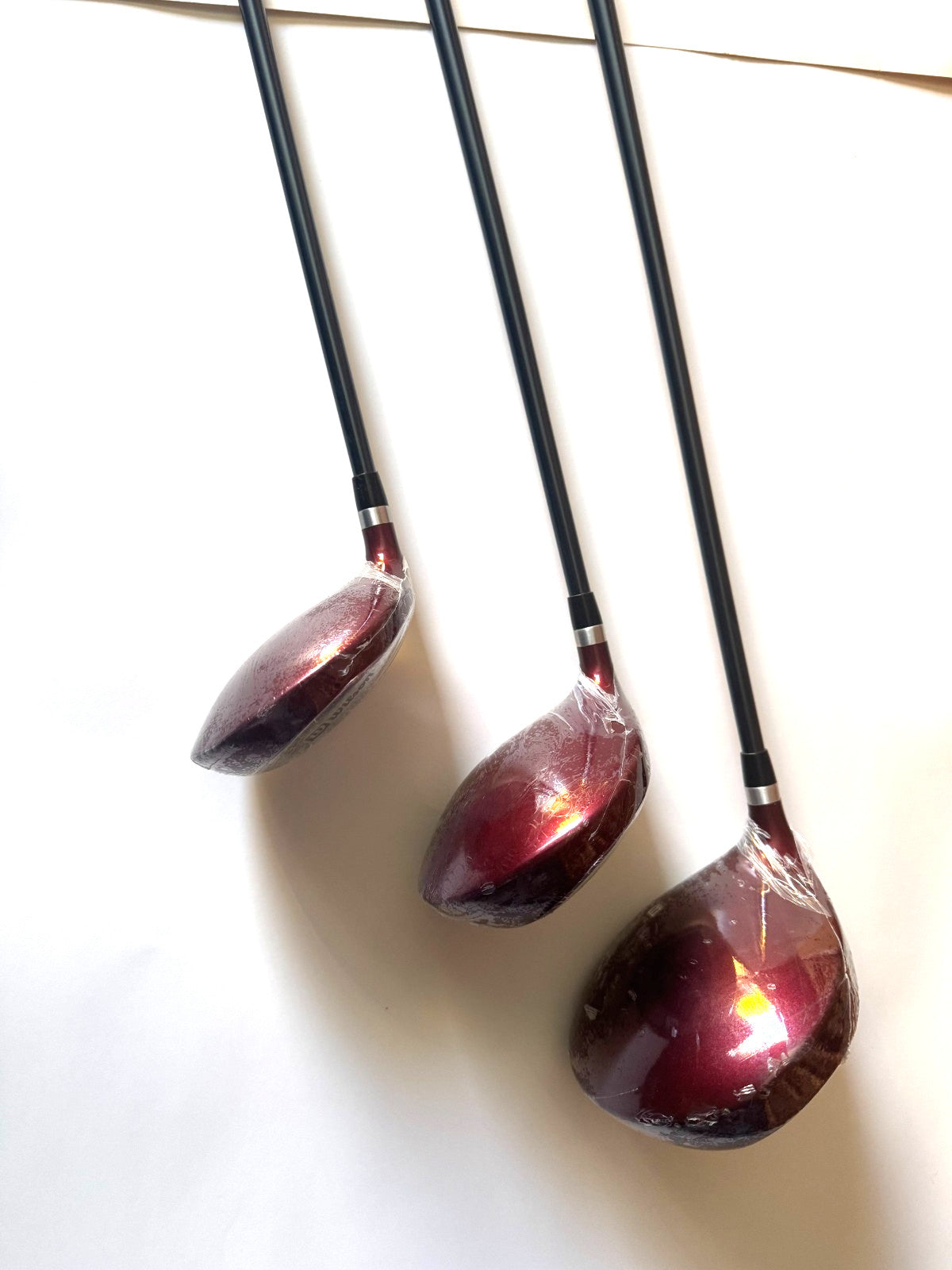 Wilson Dyna Balance Titanium Driver Golf Club Men's Flex Red LH - 3 Pack
