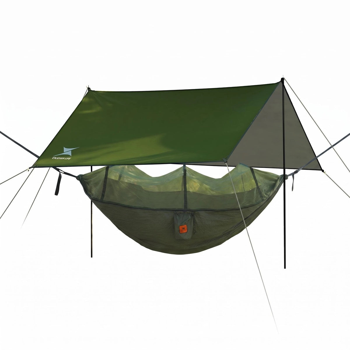Camping Hammock with Mosquito Net Rainfly Under Quilt and Mat - Outdoor Gear