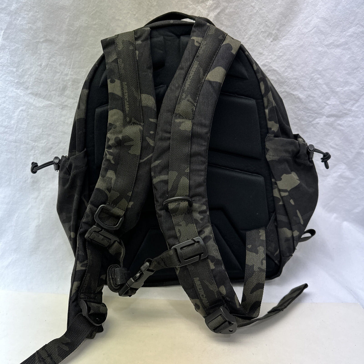 Tactical EDC Go Pack with Pouches and Bottle Holders - Multicam Black