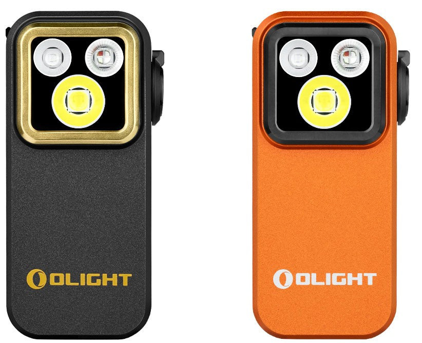 Multifunctional EDC Clip Light with 600 Lumens UV RGB Modes - Rechargeable