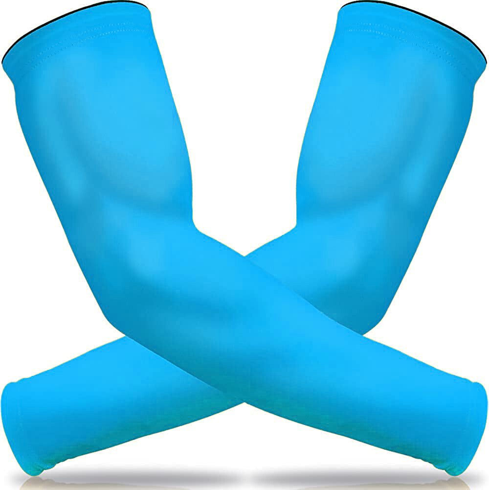 UV Protection Arm Sleeves for Men Women Cooling Compression Sunblock
