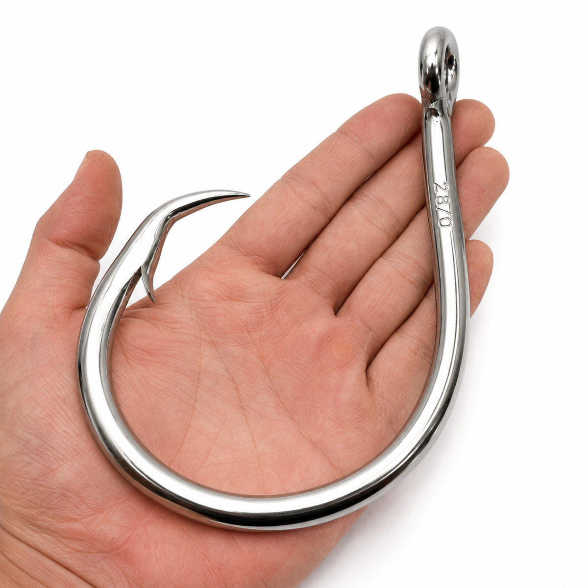 Heavy Duty 28/0 Stainless Steel Circle Fishing Hook for Big Game Saltwater Offshore