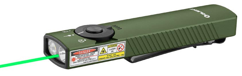 EDC Flashlight with Laser & UV Light - 1300 Lumens, Magnetic Charging