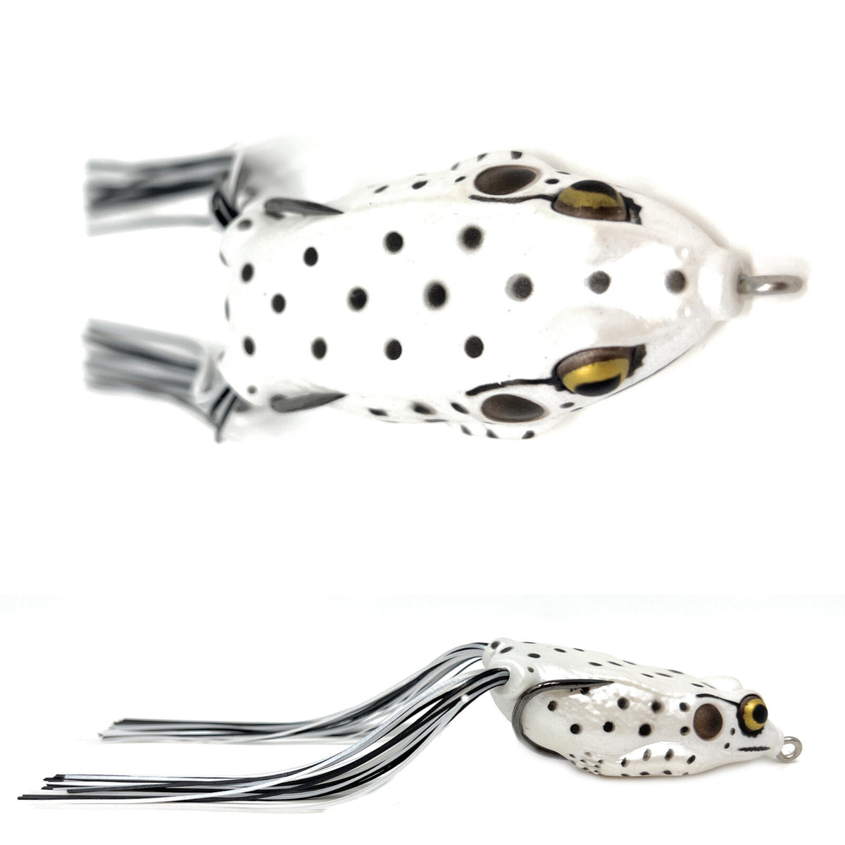 Topwater Bass Fishing Lures Set - Hollow Body Frogs for Freshwater Angling