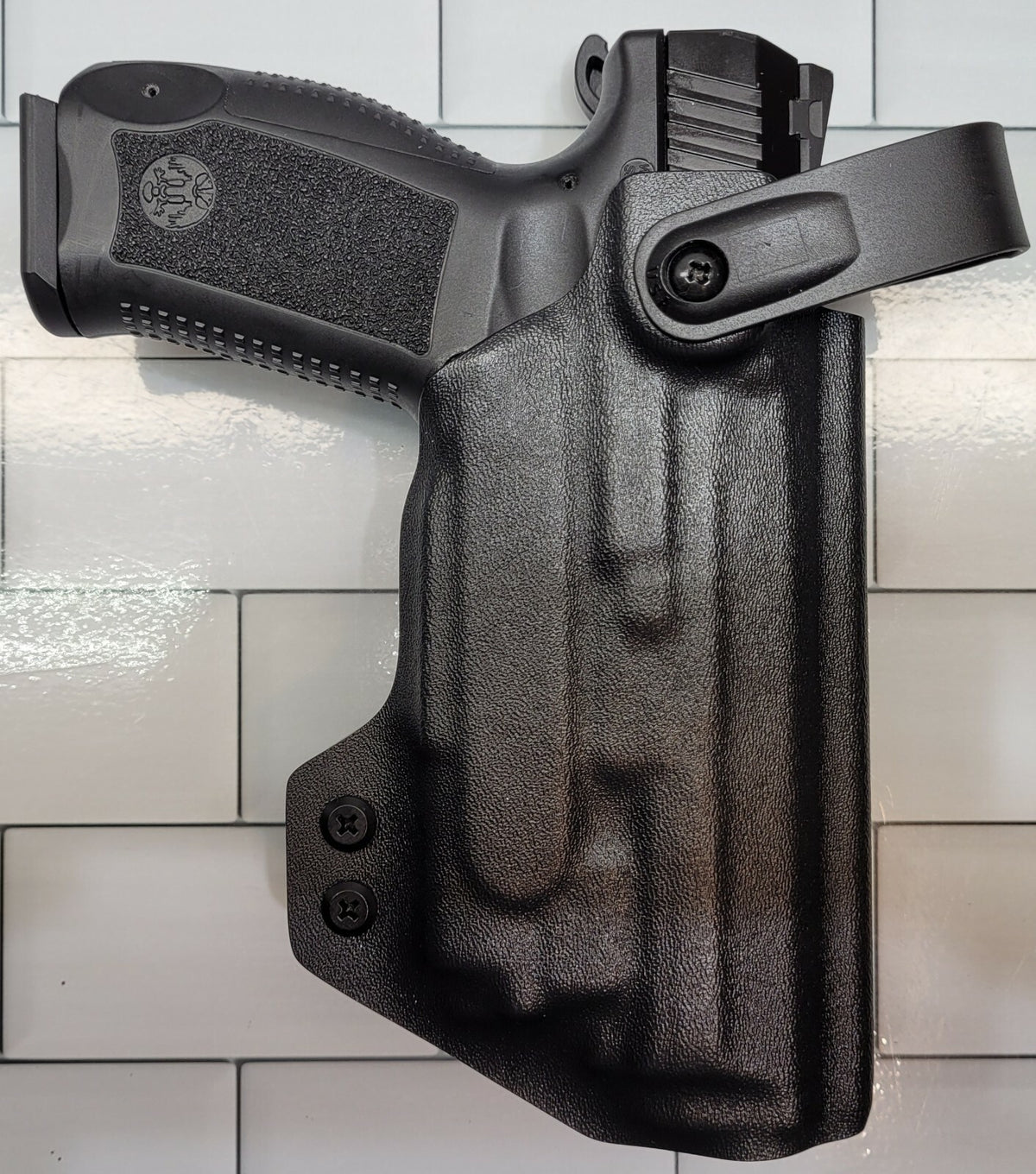 OWB Holster for Canik TP9SFT Speed-Lock Level II Retention with PL-Mini 2