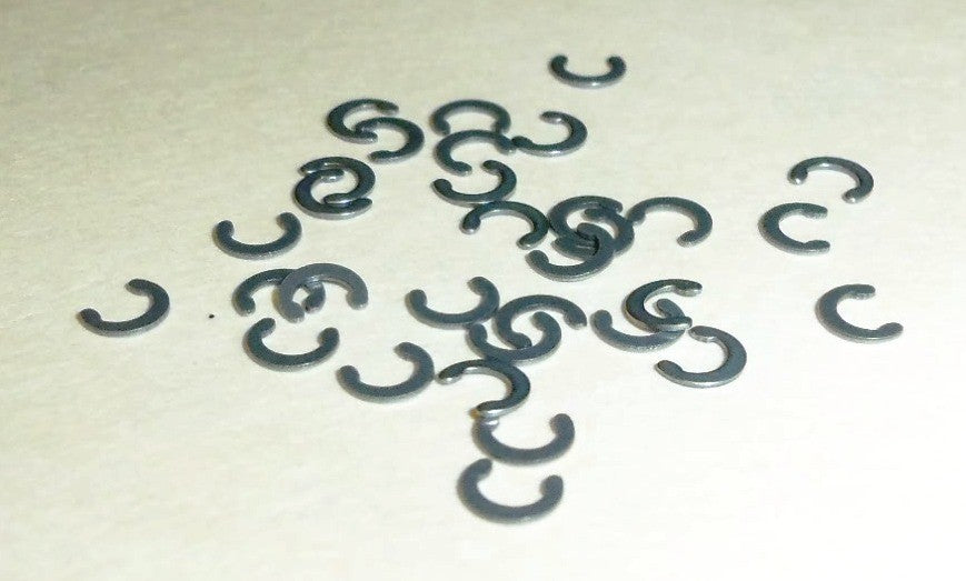 12 Stainless Steel Recoil Spring Retaining C-Clips for Browning Buckmark Pistols