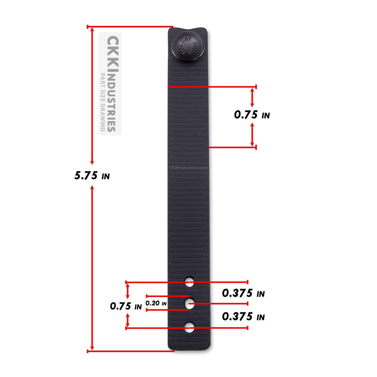 IWB Soft Loops with Pull-the-Dot Security Snaps & Mounting Hardware - 2 Pack