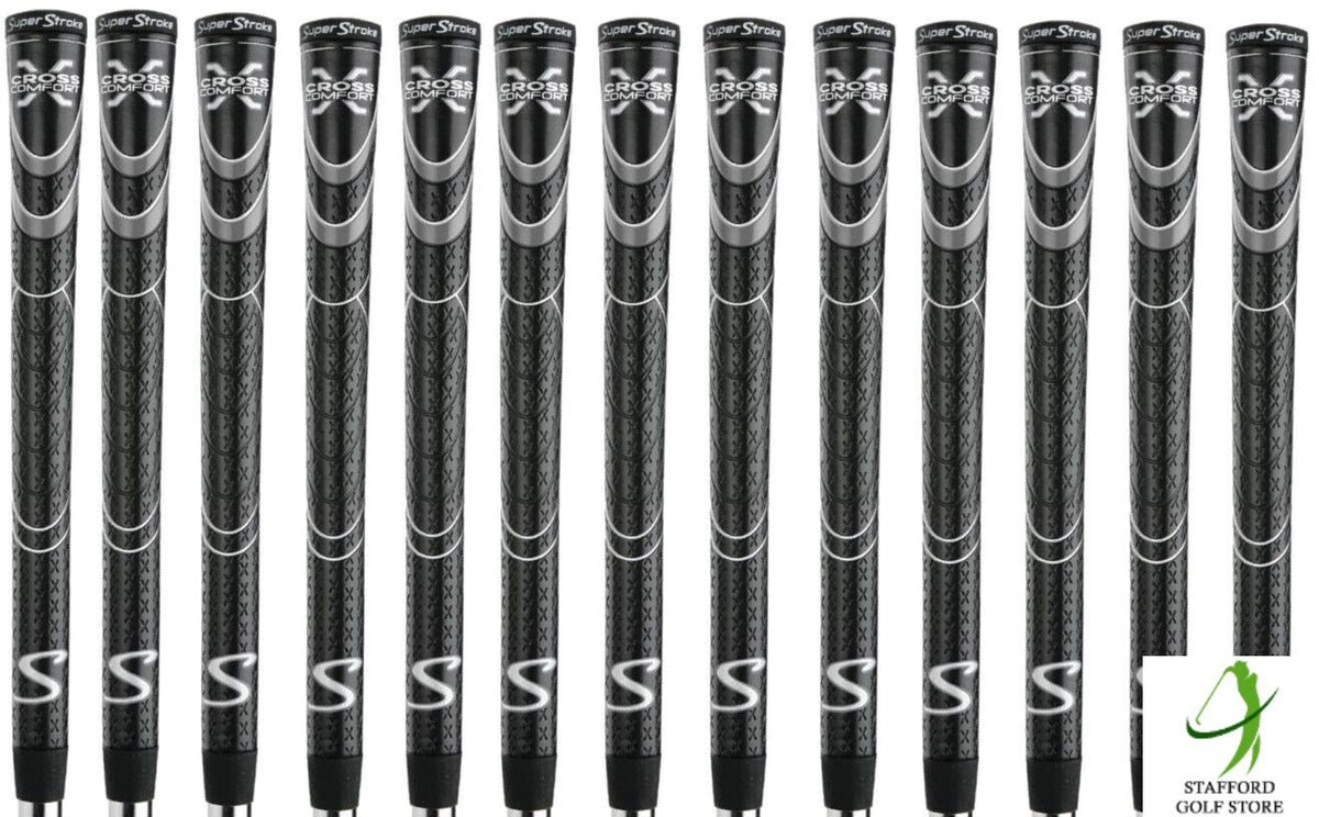 Golf Grip Set - Super Stroke Cross Comfort Undersize, Standard, Midsize & Jumbo