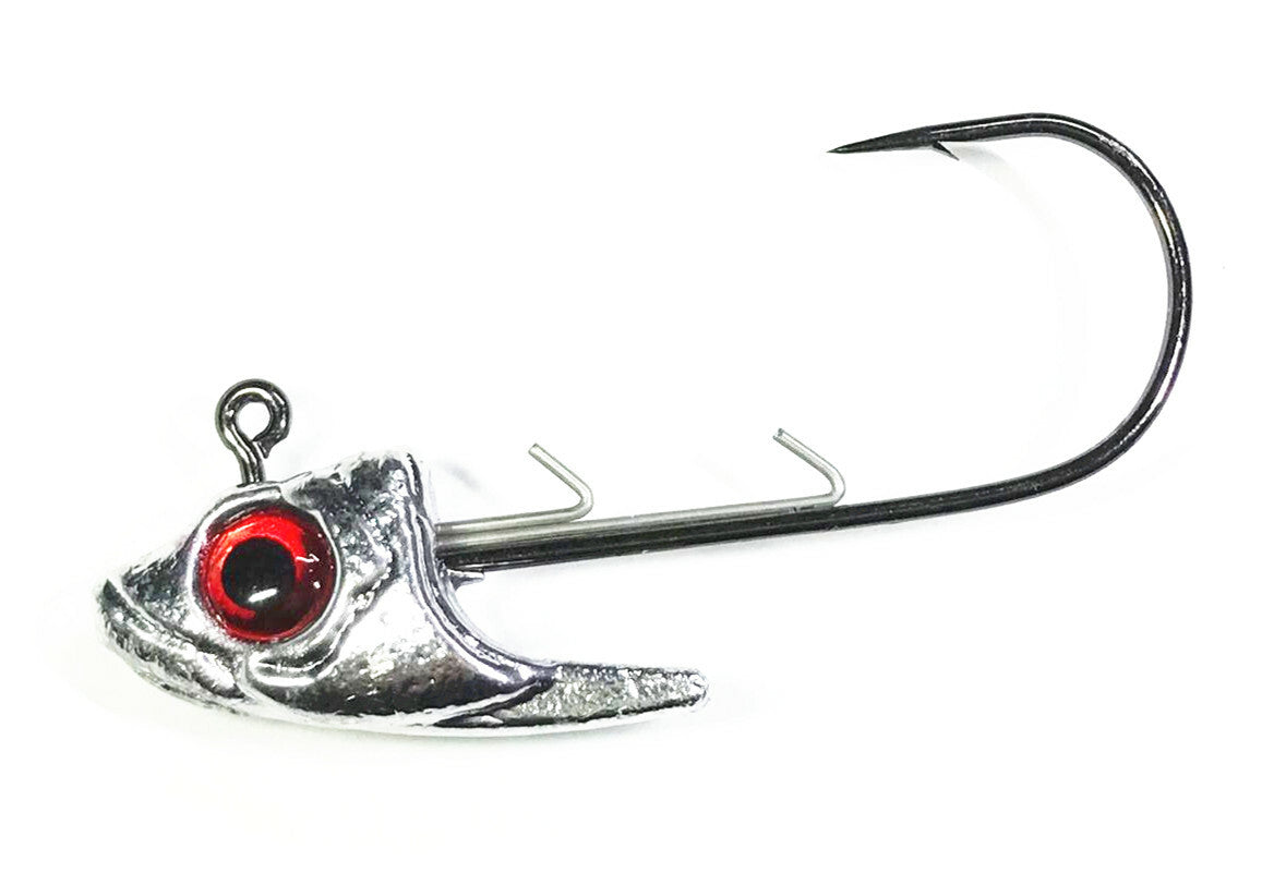 Artificial Fishing Jig Heads for Swimbaits - Multiple Weights & Hooks