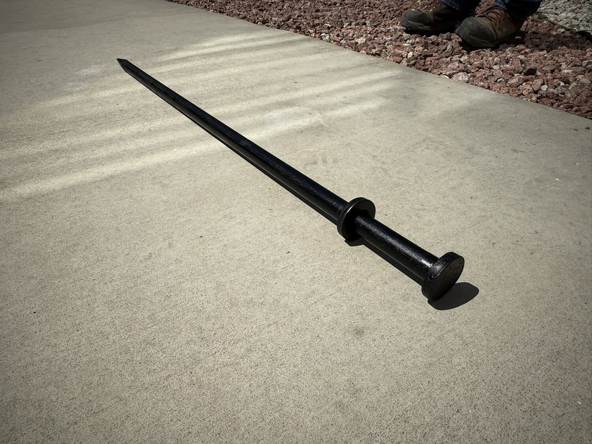 Commercial Steel Tent Stakes 1x40 Inch Heavy-Duty Ground Spikes