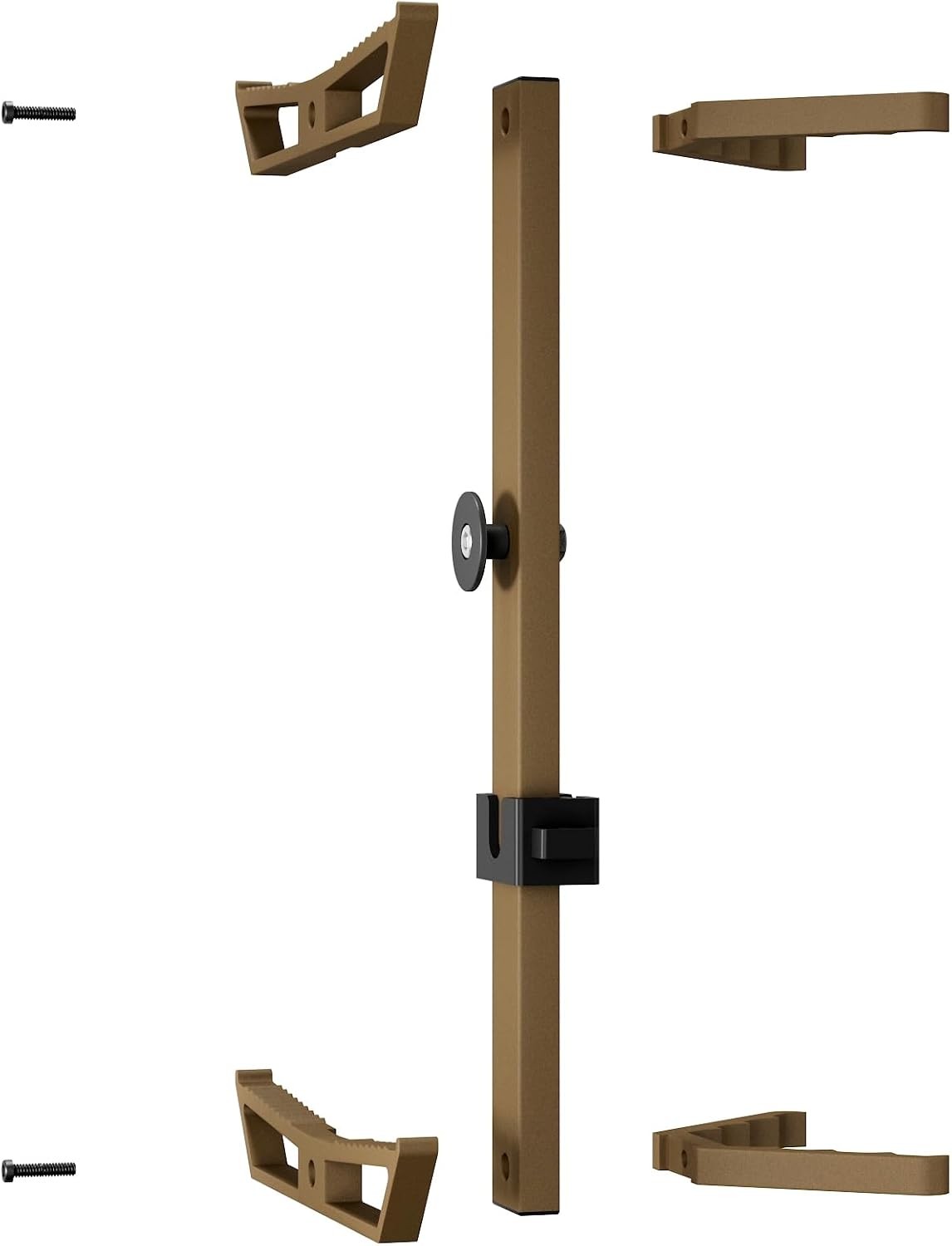 17-Inch Aluminum Climbing Sticks for Hunting with Non-Slip Steps