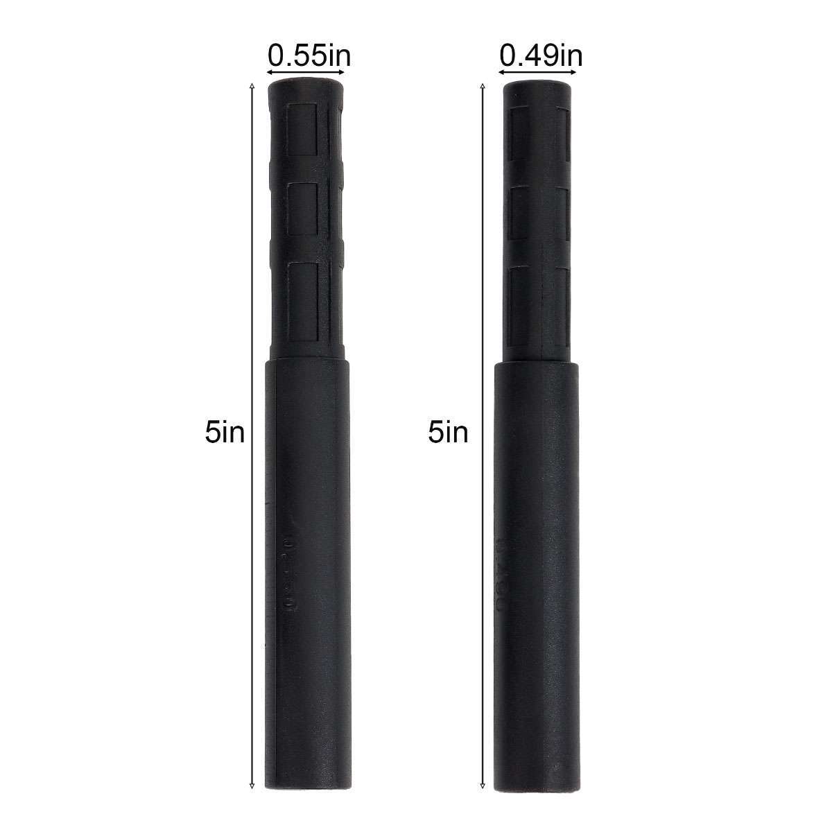 Golf Club Graphite Shaft Extensions Set - 10pcs Adjustable Rods for Irons & Putter
