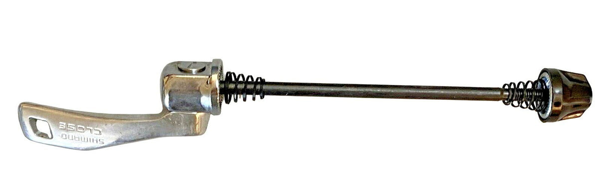 Vintage Shimano Bicycle Quick Release Skewer 100mm Silver - New Old Stock