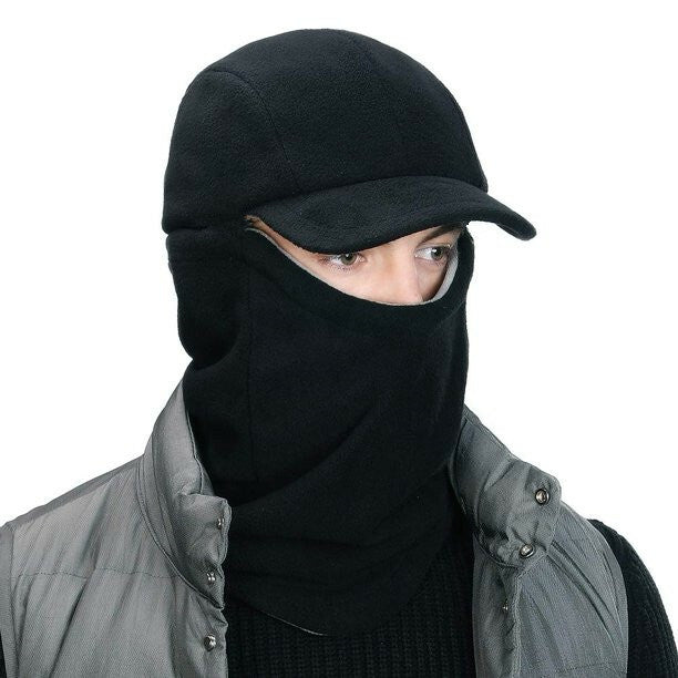 Full Face Winter Ski Mask Balaclava Beanie Fleece Trapper Outdoor Hat