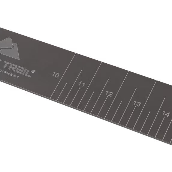 Aluminum Fish Measuring Board with Ruler & Lip Grip for Ice Fishing
