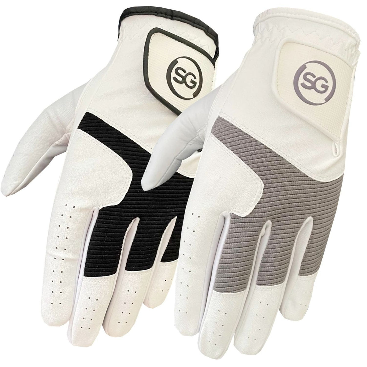 All Weather Golf Gloves Pack - Leather Palm & Breathable Fit
