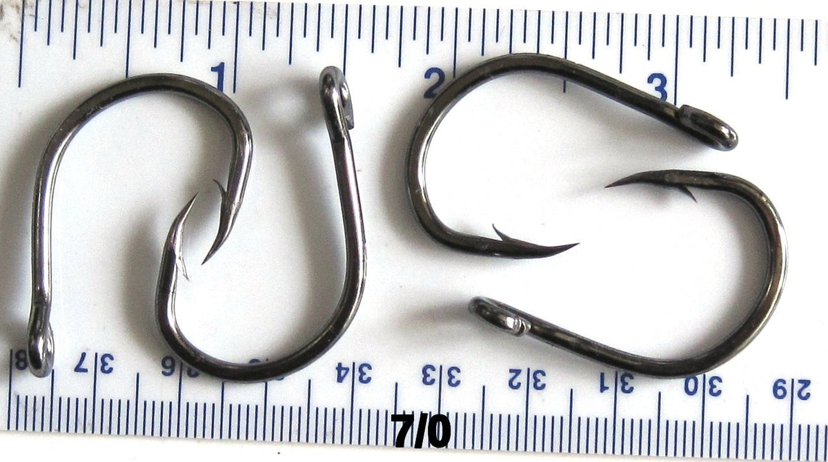 High Carbon Steel Live Bait Fish Fishing Hooks - Multiple Sizes