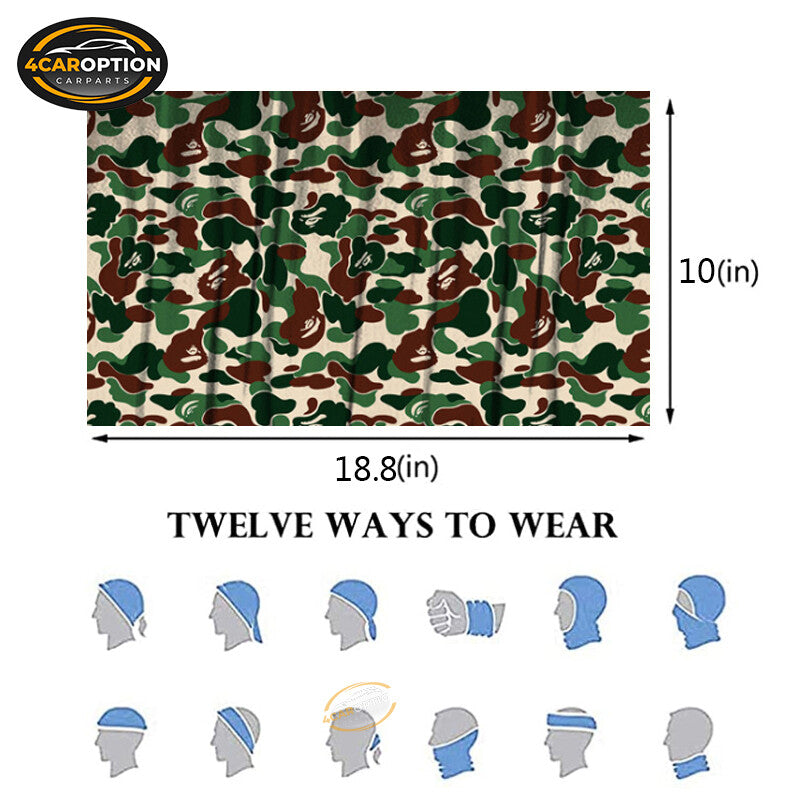 UV Proof Neck Gaiter Face Mask Bandana for Outdoor Activities