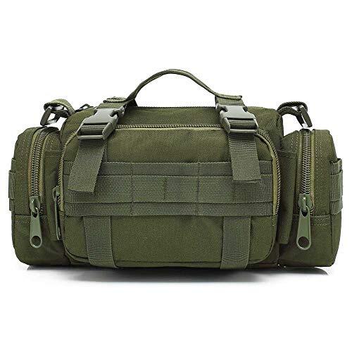 Military Tactical Waist Bag Outdoor Camping Fishing Pouch with Multiple Compartments