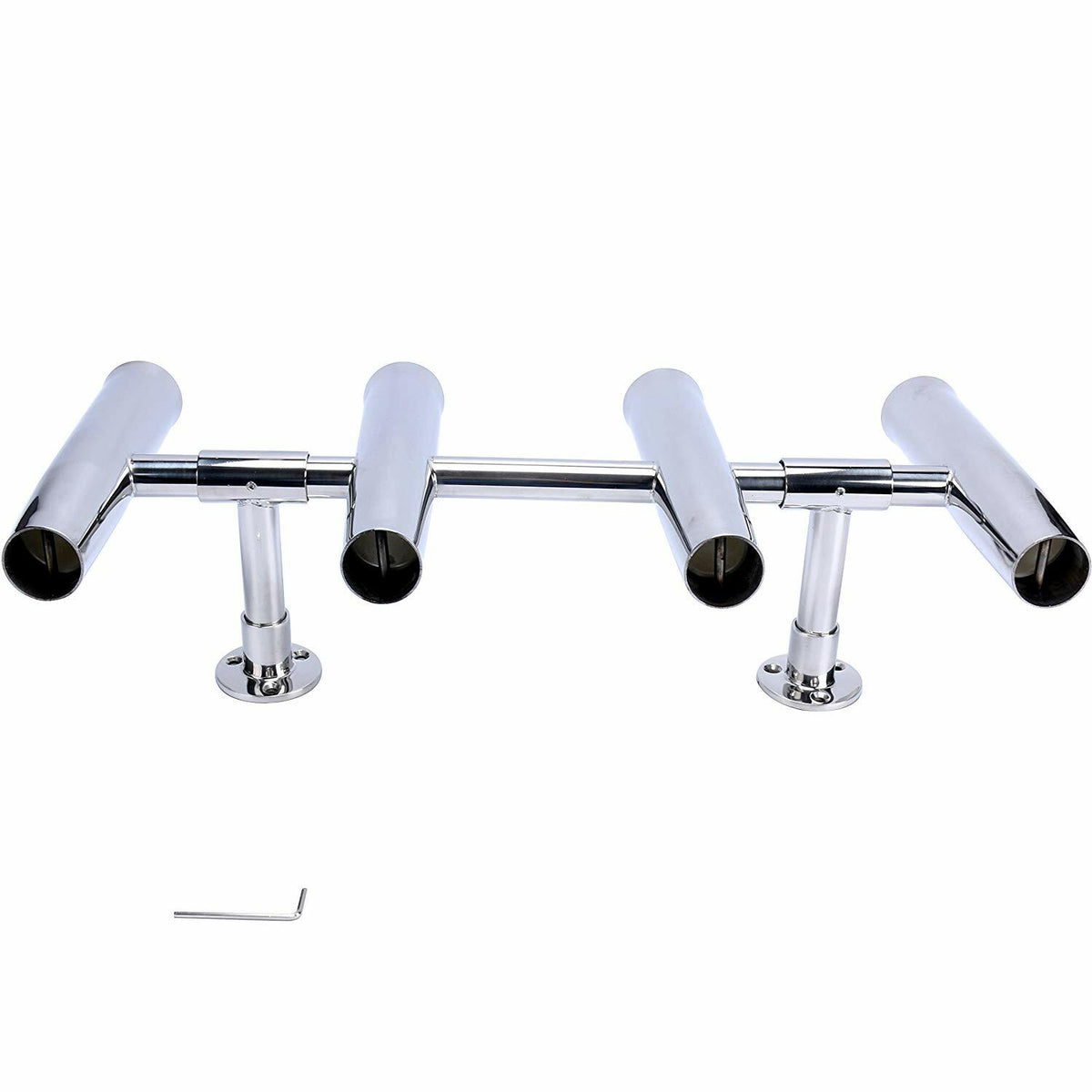 Adjustable Stainless Steel Rocket Launcher Rod Holders for Fishing Boats — 4 to 8 Tubes