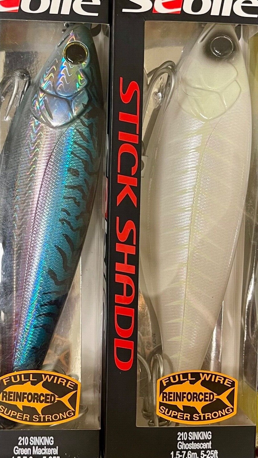 Heavy Duty Sinking Gliding Fishing Lure - 8.25 Inch, 7.38 Oz Saltwater Bait
