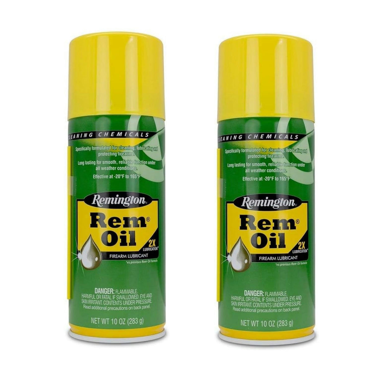 Lubricant Spray for Firearms & Metal Equipment - 2 Pack 10 Oz Aerosol