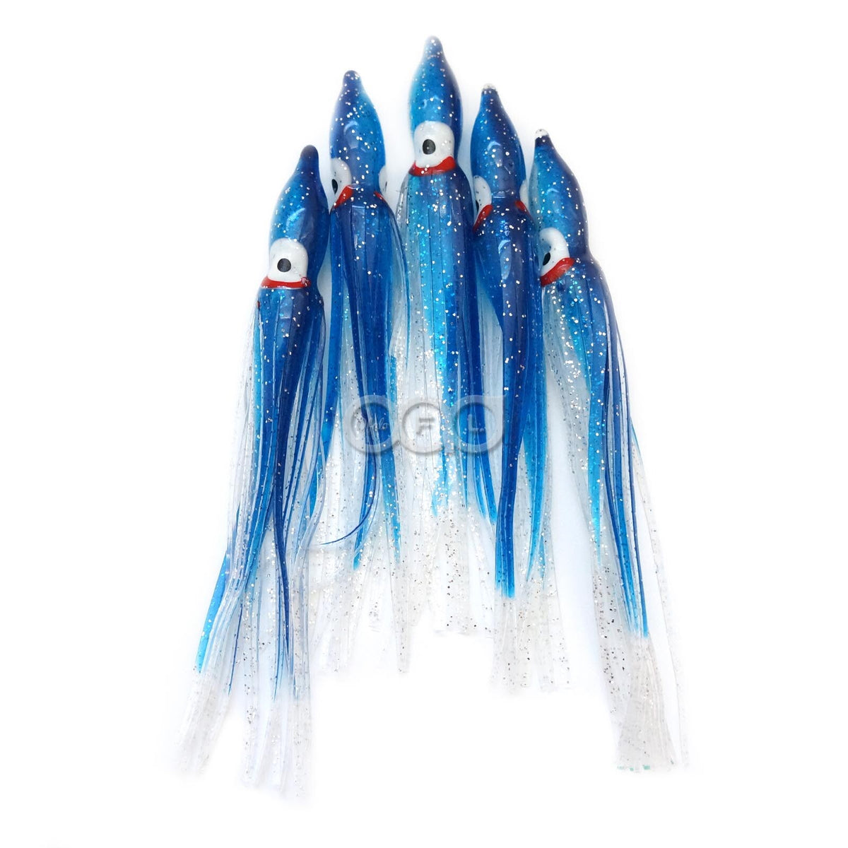 Artificial Soft Plastic Fishing Skirts 4.5-inch Octopus Fish Lures Bait Lot