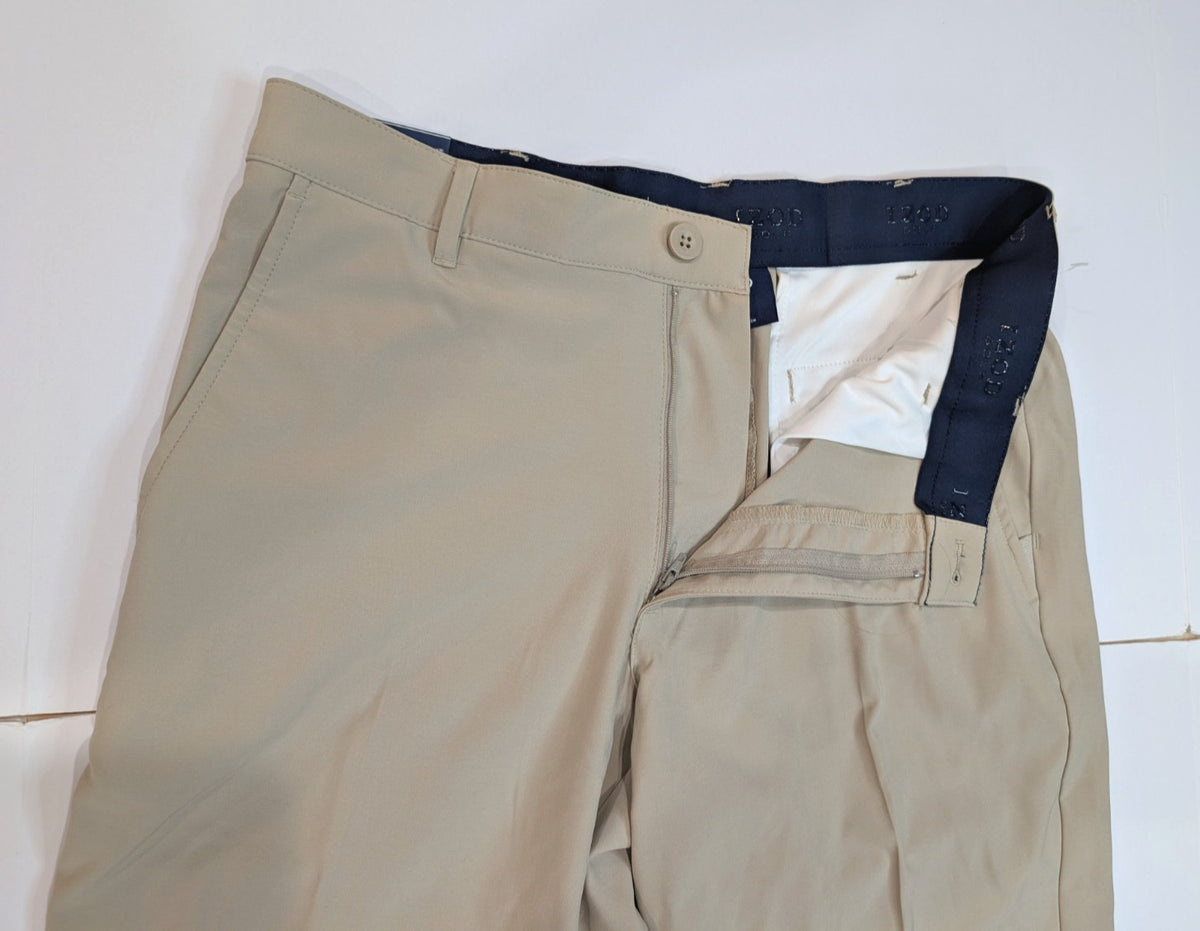 Men's Swingflex Golf Pants 32x30 Performance Stretch Straight Fit Khaki