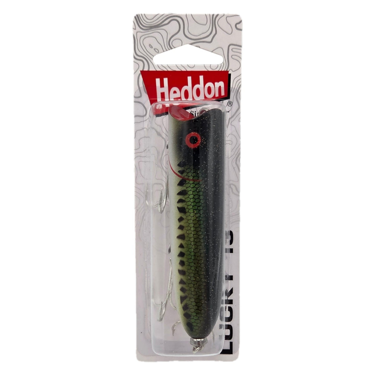 Fishing Lure 3.75 Inch 5/8 Oz Topwater Popper Baby Bass Red Gill