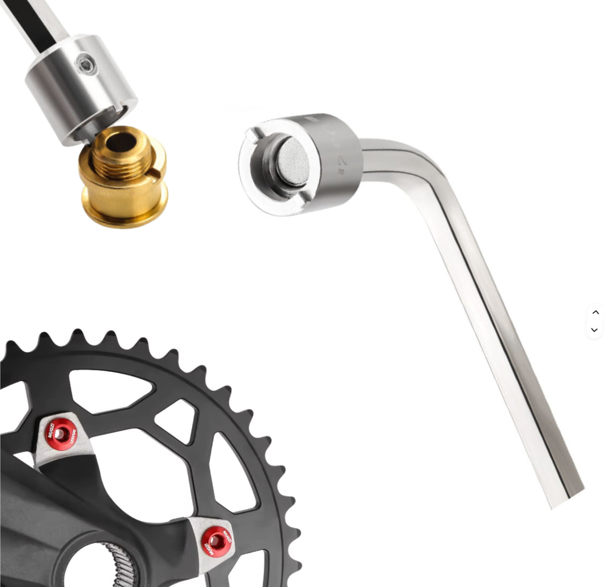 Bicycle Chainring Nut Wrench Tool for Installation & Removal - MTB & Road Bikes