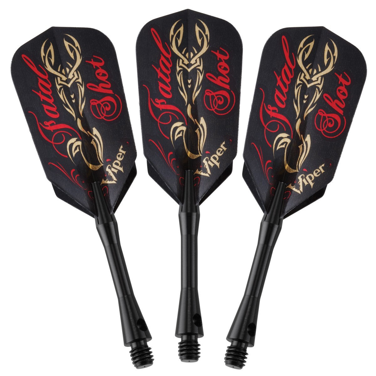 Underground Fatal Shot Soft Tip Darts, 18g – Set of 3 with Flights & Accessories