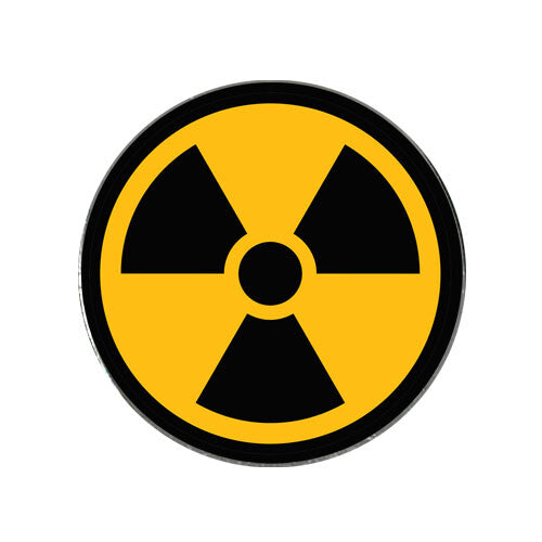 Waterproof Fallout Shelter Radioactive Hazard Logo Golf Ball Marker - USA Made