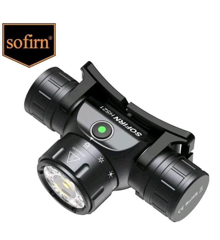Rechargeable Headlamp with Infrared Switch and 2000lm Brightness